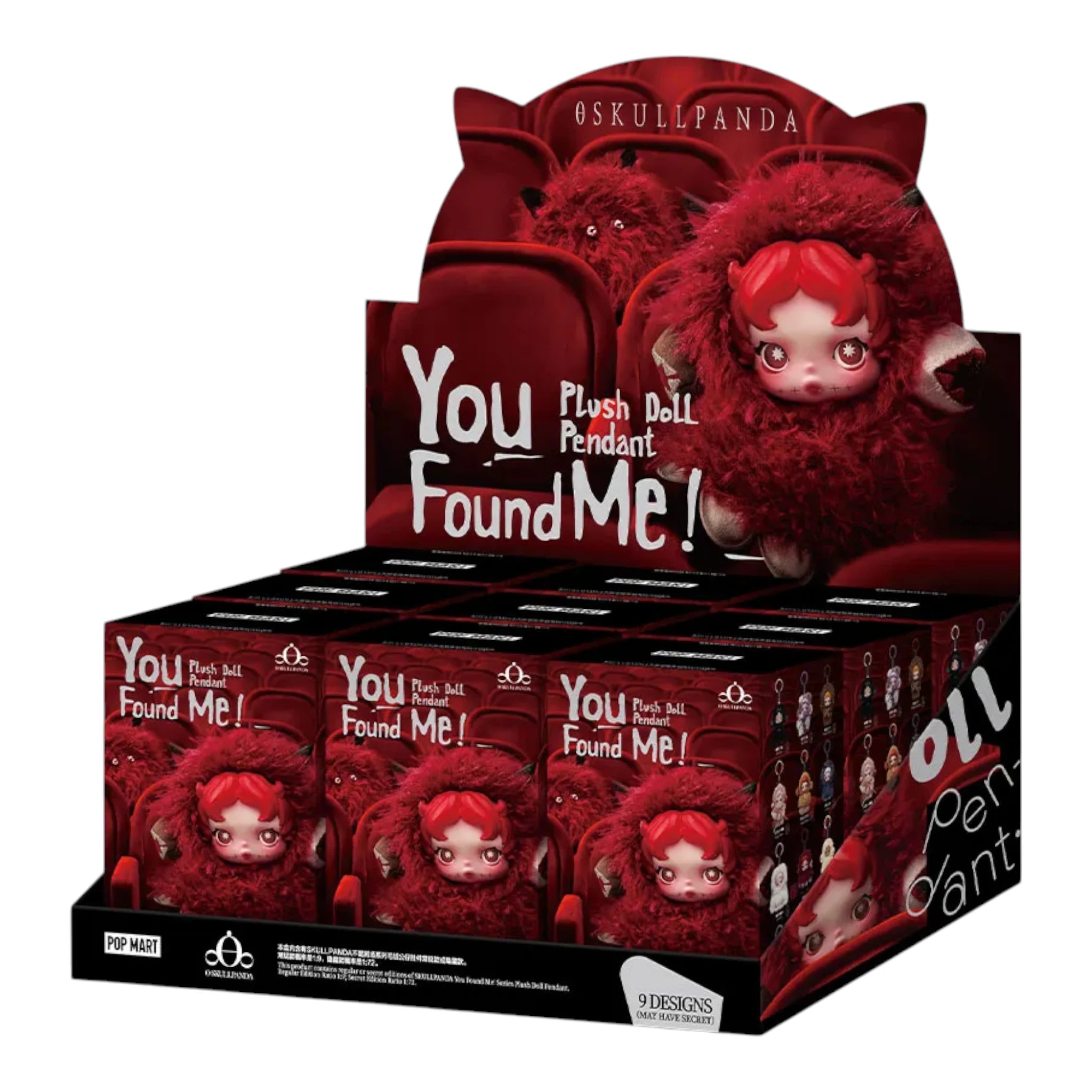 Pop Mart SKULLPANDA You Found Me! Series Plush Doll Pendant Pop Mart SKULLPANDA You Found Me! Series Plush Doll Pendant