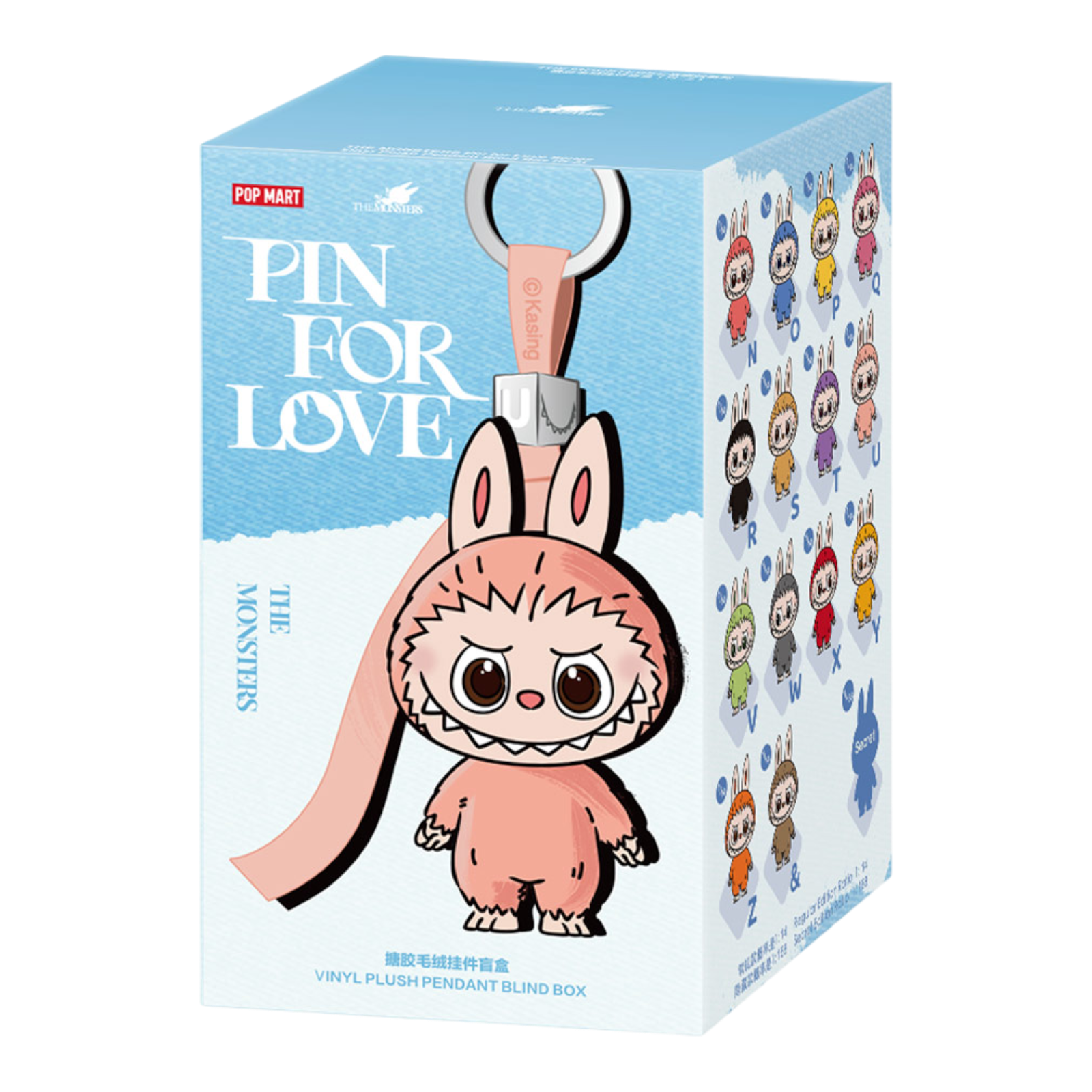 THE MONSTER PIN FOR LOVE 【A】 Pop Mart Labubu The Monsters Pin for Love Series Vinyl Plush