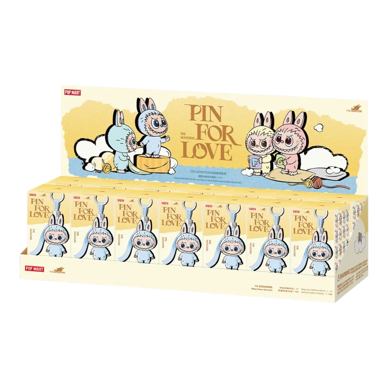 Pop Mart Labubu The Monsters Pin for Love Series Vinyl Plush Pop Mart Labubu The Monsters Pin for Love Series Vinyl Plush