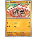 Sandile 115/198 Common Scarlet &amp; Violet Pokemon Lightly Played (LP) przód