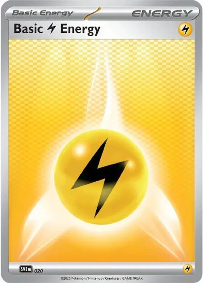 Lightning Energy SVE: Scarlet & Violet Energy 020 Near Mint (NM) przód