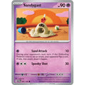 Sandygast 091/167 Common Twilight Masquerade Pokemon Lightly Played (LP) przód