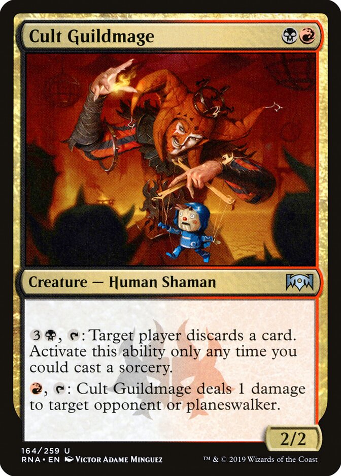 Cult Guildmage 164 Uncommon Ravnica Allegiance Magic: The Gathering Near Mint (NM) przód