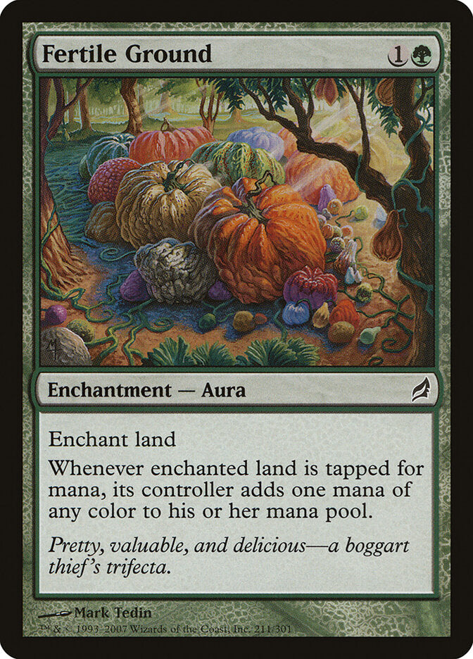 Fertile Ground 211 Common Lorwyn Magic: The Gathering Near Mint (NM) przód