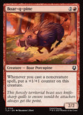 Boar-q-pine 124 Common Avatar: The Last Airbender Magic: The Gathering Near Mint (NM) przód