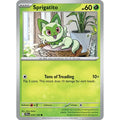 Sprigatito 016/159 Common Journey Together Pokemon Near Mint (NM) przód