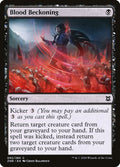 Blood Beckoning 92 Common Zendikar Rising Magic: The Gathering Near Mint (NM) przód