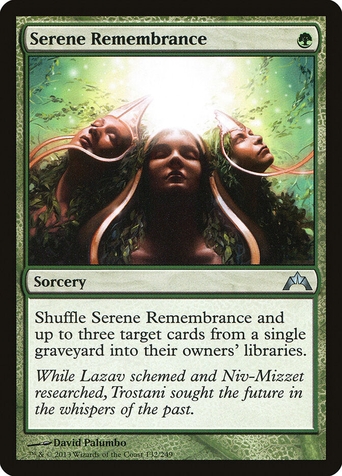 Serene Remembrance 132 Uncommon Gatecrash Magic: The Gathering Near Mint (NM) przód