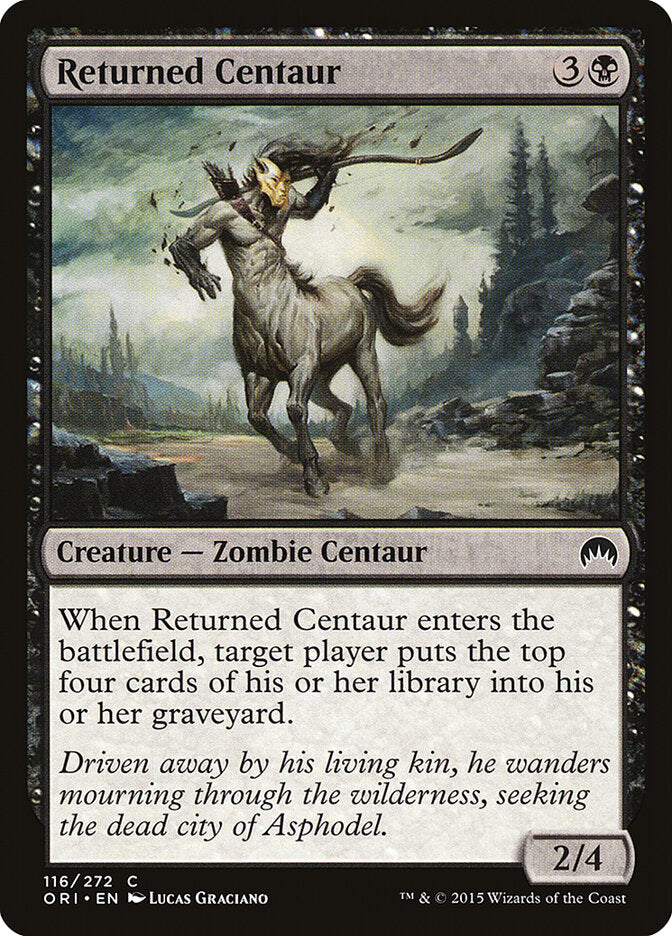 Returned Centaur 116 Common Magic Origins Magic: The Gathering Near Mint (NM) przód