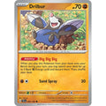 Drilbur 085/162 Common Temporal Forces Pokemon Lightly Played (LP) przód