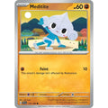 Meditite 110/198 Common Scarlet &amp; Violet Pokemon Lightly Played (LP) przód