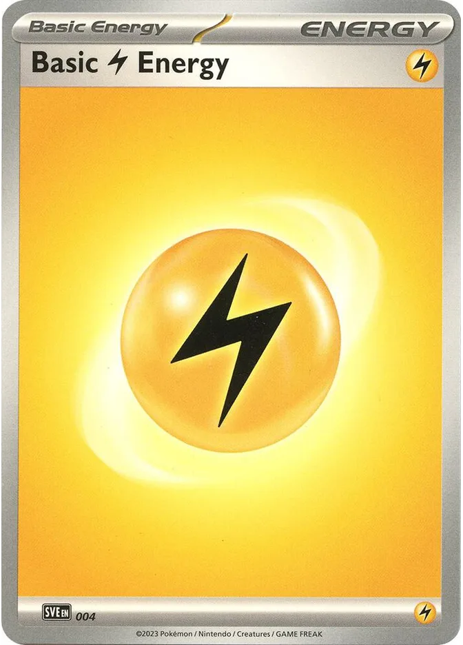 Lightning Energy SVE: Scarlet & Violet Energy 004 Near Mint (NM) — przód