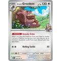 Arven's Greedent 159/182 Rare Destined Rivals Pokemon Holo Near Mint (NM) przód