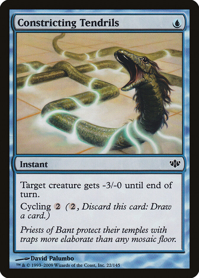 Constricting Tendrils 22 Common Conflux Magic: The Gathering Foil Lightly Played (LP) przód