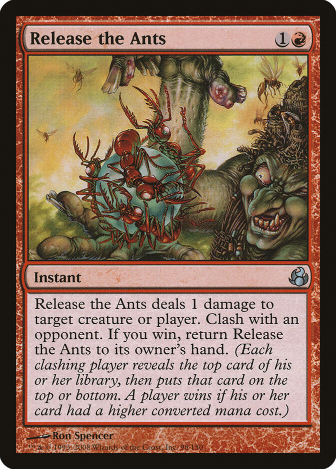 Release the Ants 98 Uncommon Morningtide Magic: The Gathering
