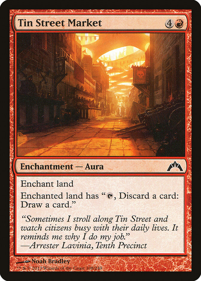 Tin Street Market 108 Common Gatecrash Magic: The Gathering Near Mint (NM) przód