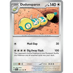 Dudunsparce 157/193 Uncommon Paldea Evolved Pokemon Lightly Played (LP) przód