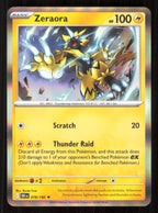 Zeraora Rare SV10: Destined Rivals 078/182 Near Mint (NM) — przód