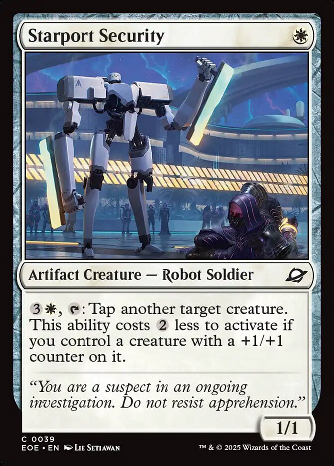 Starport Security 39 Common Edge of Eternities Magic: The Gathering Near Mint (NM) przód