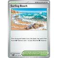 Surfing Beach 129/132 Uncommon Mega Evolution Pokemon Near Mint (NM) przód