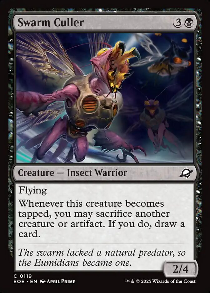 Swarm Culler 119 Common Edge of Eternities Magic: The Gathering Near Mint (NM) przód