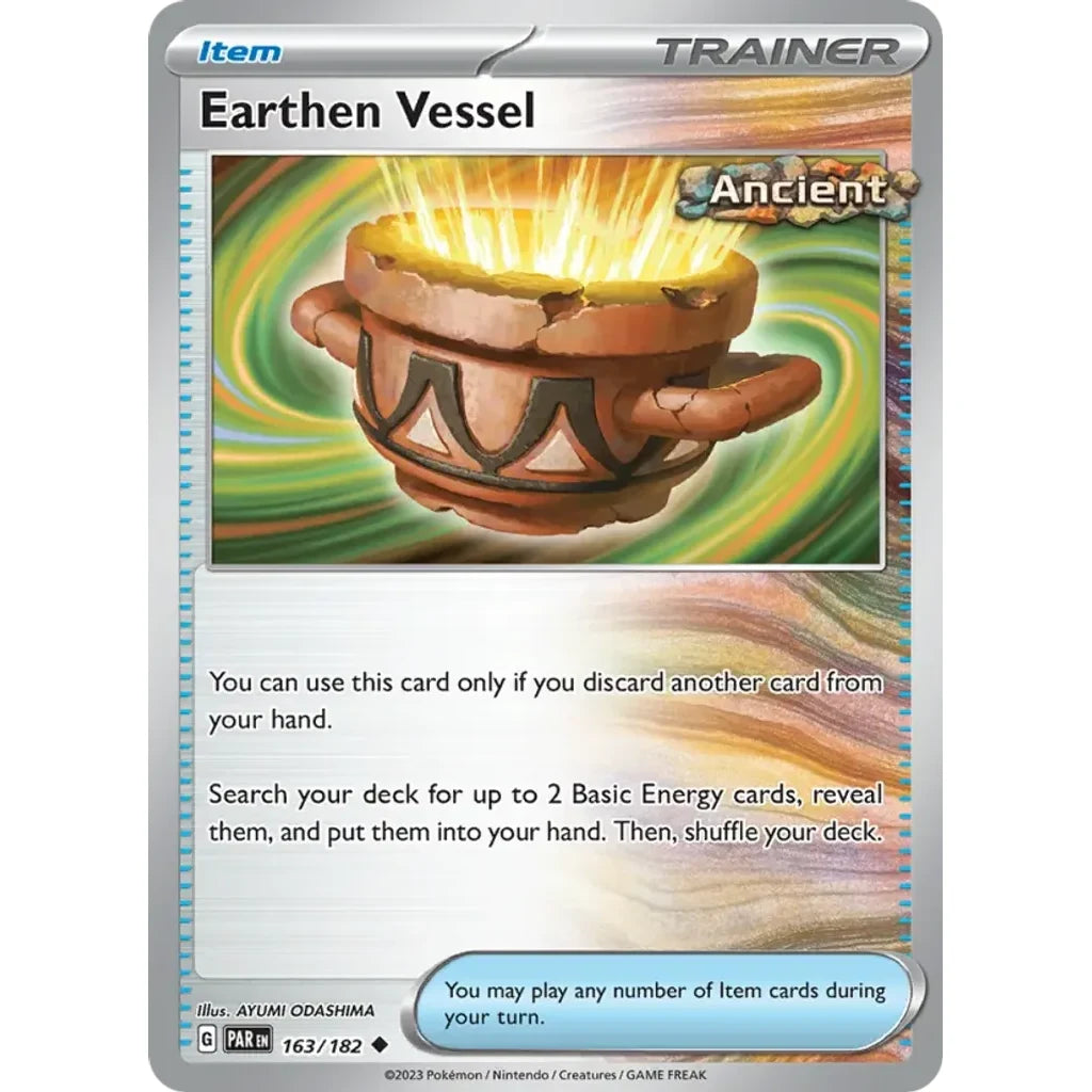 Earthen Vessel 163/182 Uncommon Paradox Rift Pokemon Near Mint (NM) przód