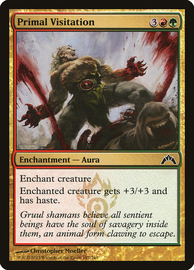 Primal Visitation 187 Common Gatecrash Magic: The Gathering Near Mint (NM) przód