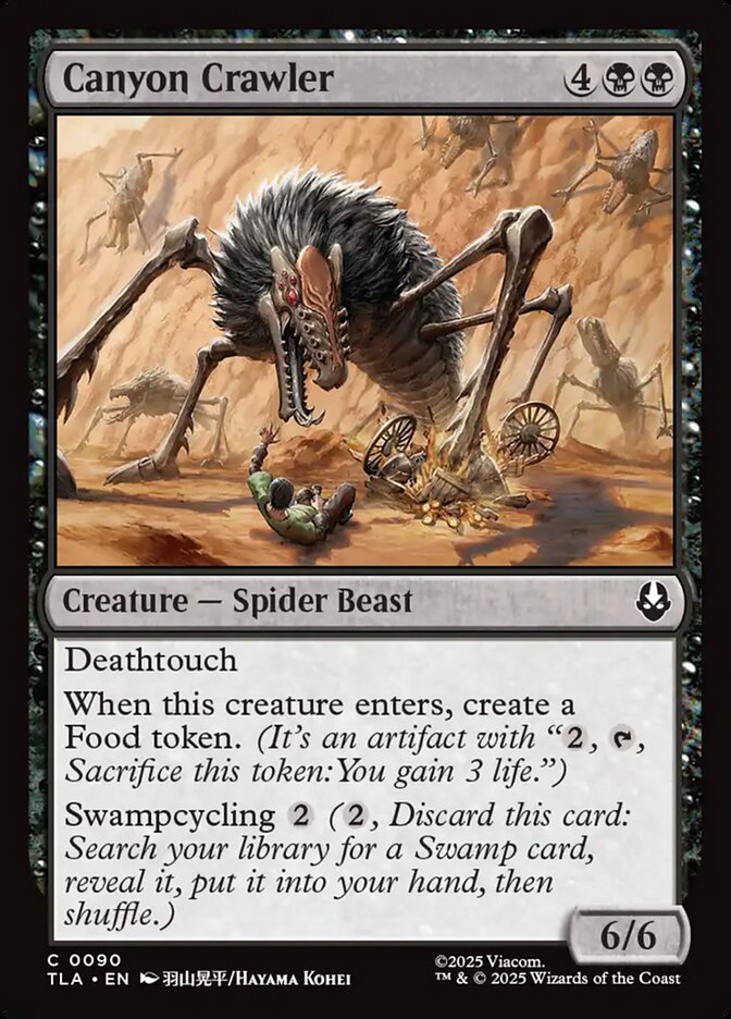Canyon Crawler 90 Common Avatar: The Last Airbender Magic: The Gathering Near Mint (NM) przód