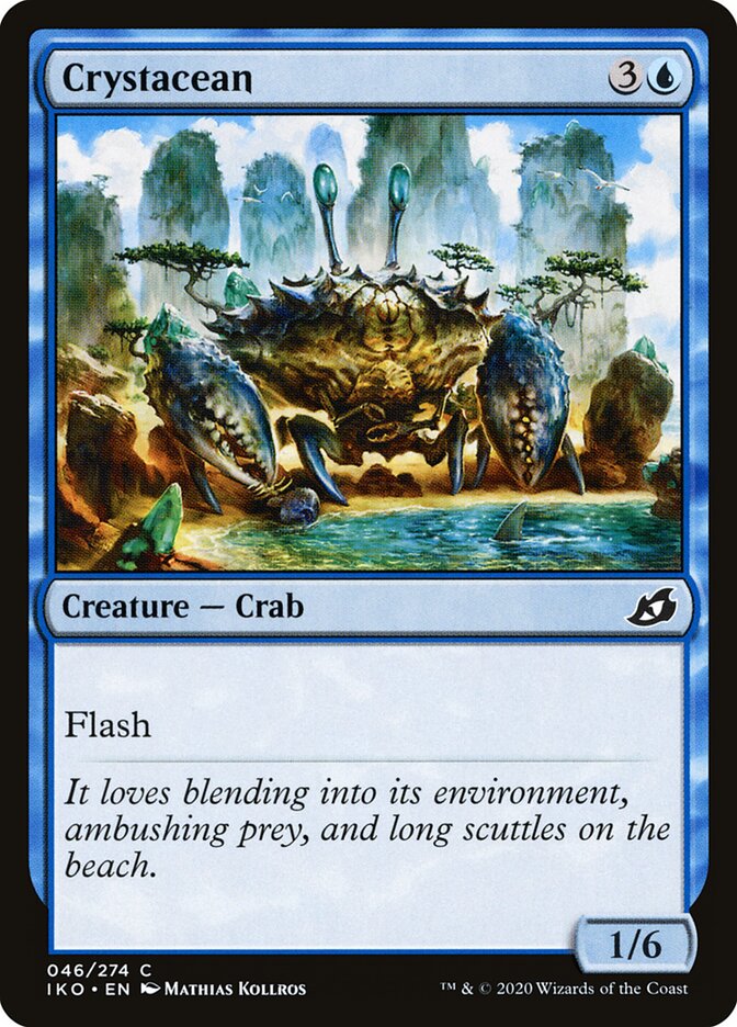 Crystacean 46 Common Ikoria: Lair of Behemoths Magic: The Gathering Near Mint (NM) przód