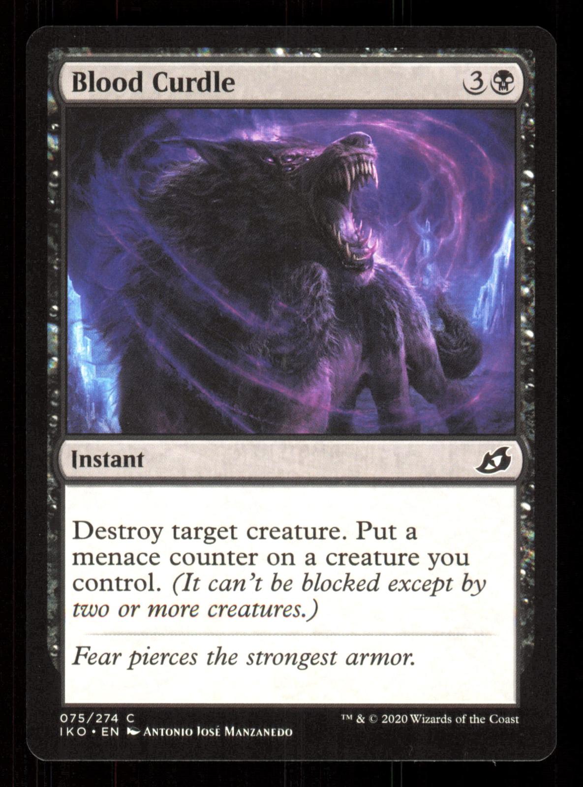 Blood Curdle 075/274 Common The List Reprints Magic: The Gathering Near Mint (NM) przód
