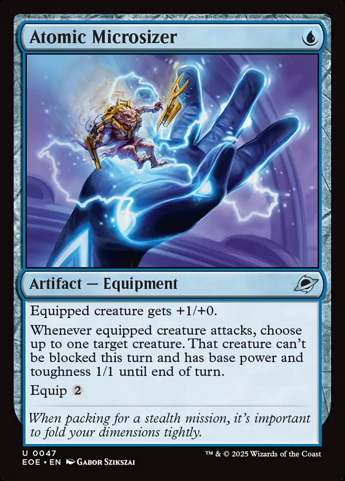 Atomic Microsizer 47 Uncommon Edge of Eternities Magic: The Gathering Near Mint (NM) przód