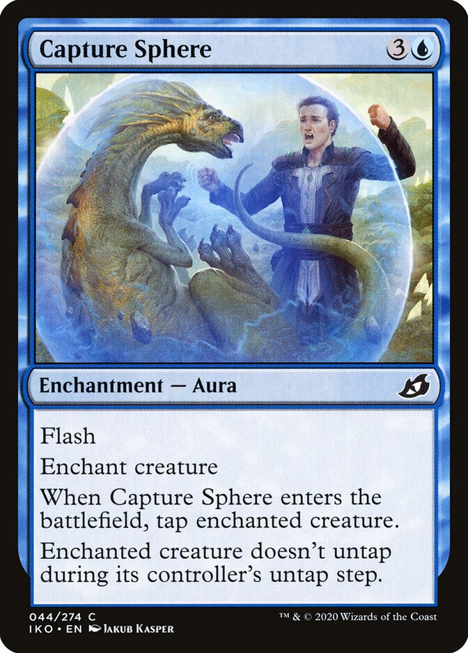 Capture Sphere 44 Common Ikoria: Lair of Behemoths Magic: The Gathering Foil Near Mint (NM) przód
