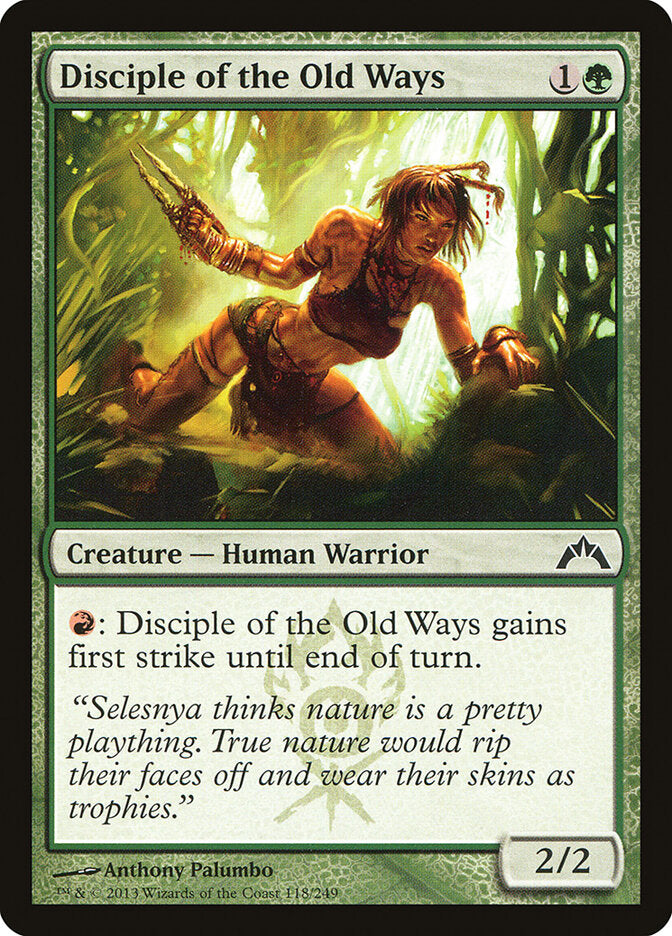 Disciple of the Old Ways 118 Common Gatecrash Magic: The Gathering Near Mint (NM) przód