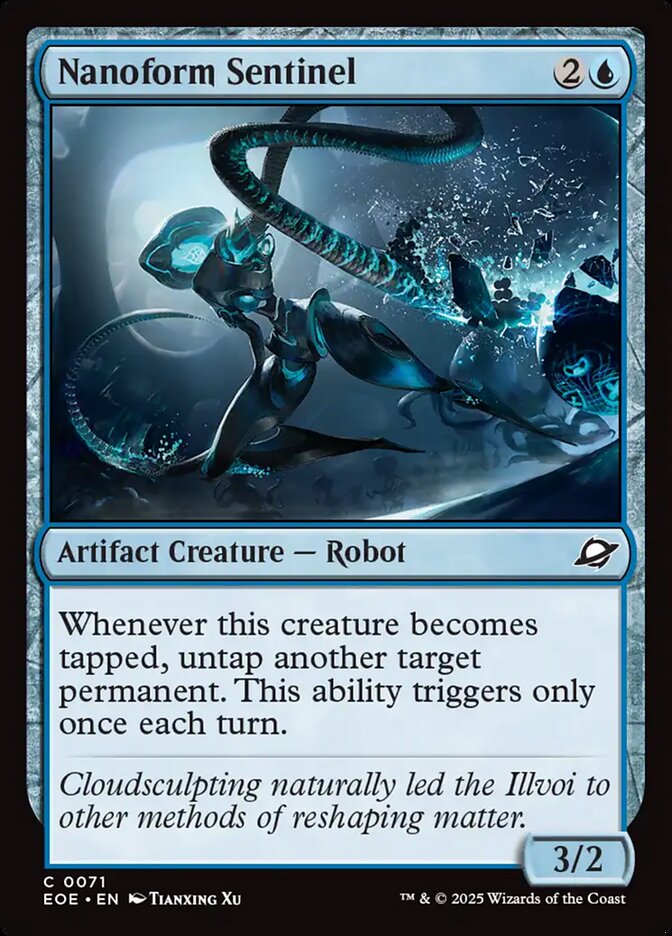 Nanoform Sentinel 71 Common Edge of Eternities Magic: The Gathering Near Mint (NM) przód