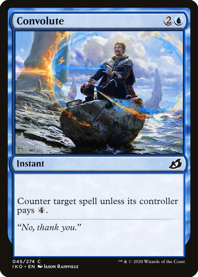 Convolute 45 Common Ikoria: Lair of Behemoths Magic: The Gathering Near Mint (NM) przód