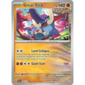 Great Tusk 055/131 Uncommon Prismatic Evolutions Pokemon Lightly Played (LP) przód