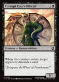 Corrupt Court Official 92 Avatar: The Last Airbender Magic: The Gathering Foil Lightly Played (LP) przód