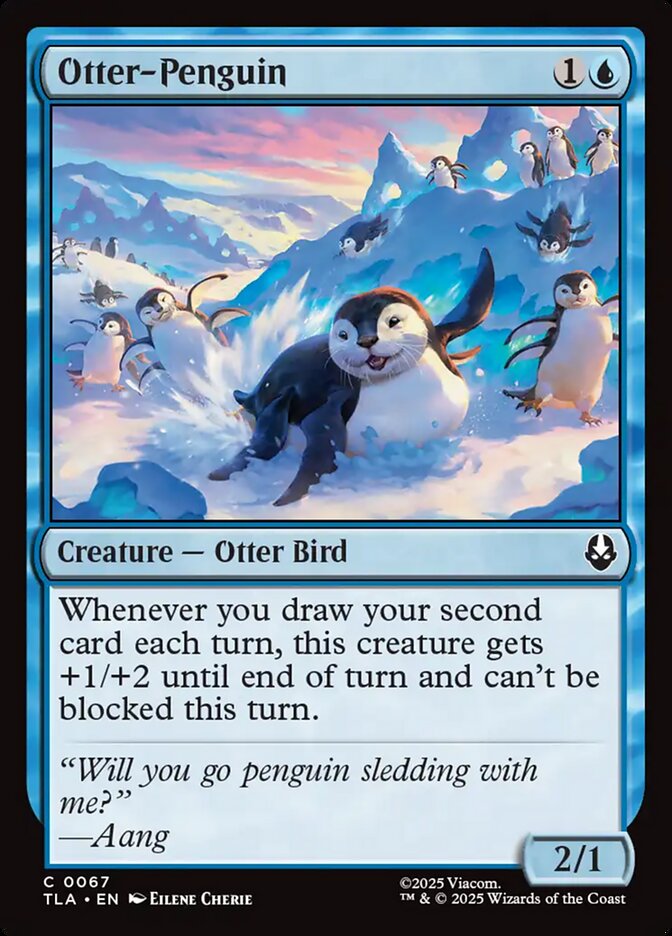 Otter-Penguin 67 Common Avatar: The Last Airbender Magic: The Gathering Near Mint (NM) przód