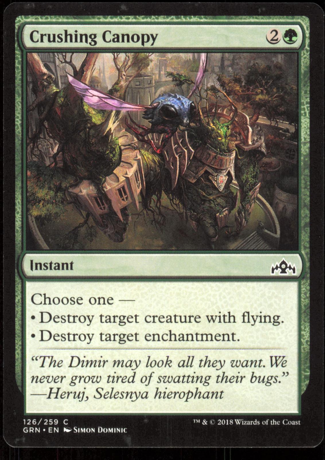 Crushing Canopy 126 Common The List Reprints Magic: The Gathering Near Mint (NM) przód