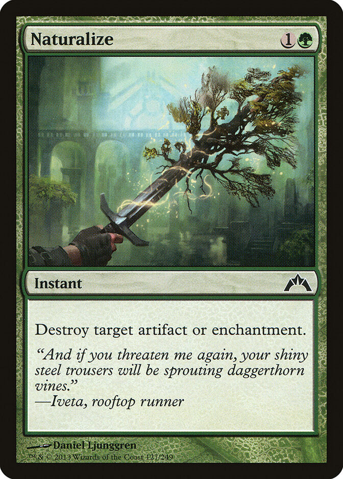 Naturalize 127 Common Gatecrash Magic: The Gathering Near Mint (NM) przód