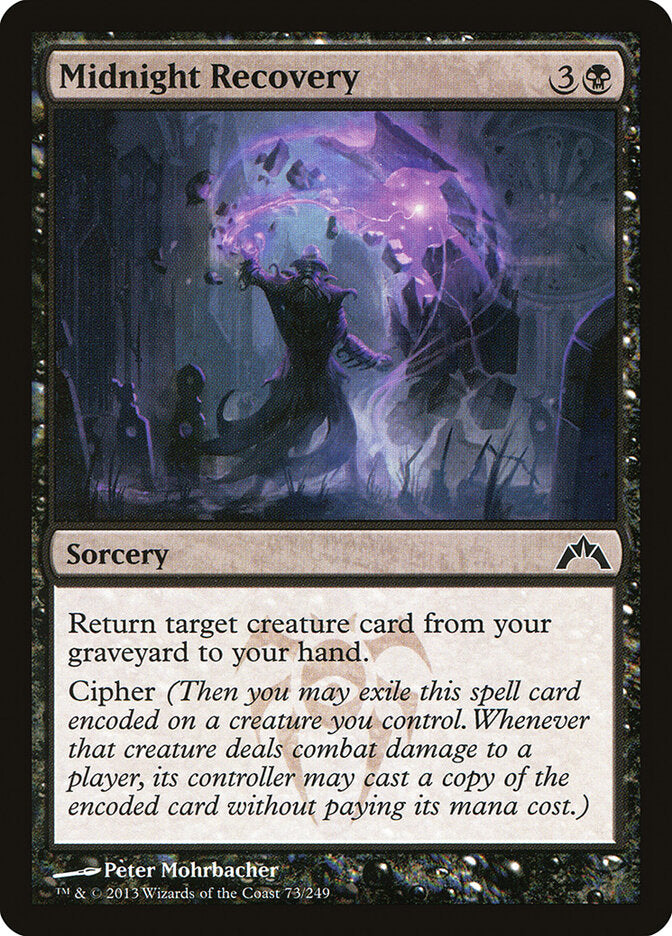 Midnight Recovery 73 Common Gatecrash Magic: The Gathering Near Mint (NM) przód