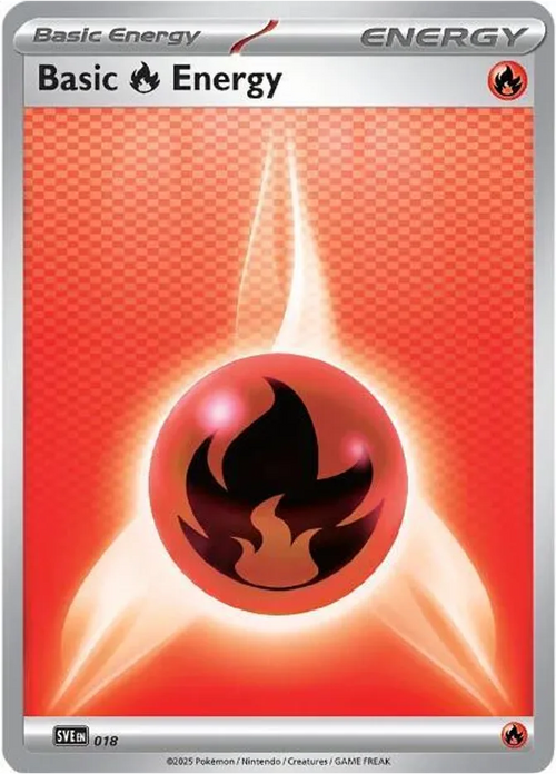 Fire Energy SVE: Scarlet & Violet Energy 018 Lightly Played (LP) przód