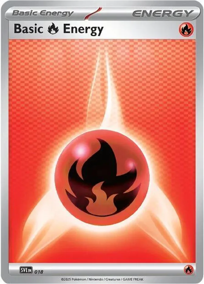 Fire Energy SVE: Scarlet & Violet Energy 018 Lightly Played (LP) — przód