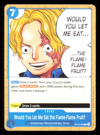 Would You Let Me Eat the Flame-Flame Fruit? OP15-056 Adventure on Kami's Island One Piece Near Mint (NM) przód