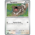 Zigzagoon 081/094 Common Phantasmal Flames Pokemon Near Mint (NM) przód