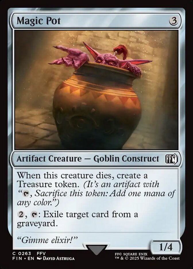 Magic Pot 263 Common FINAL FANTASY Magic: The Gathering Near Mint (NM) przód