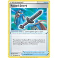 Rusted Sword 062/072 Uncommon Shining Fates Pokemon Lightly Played (LP) przód