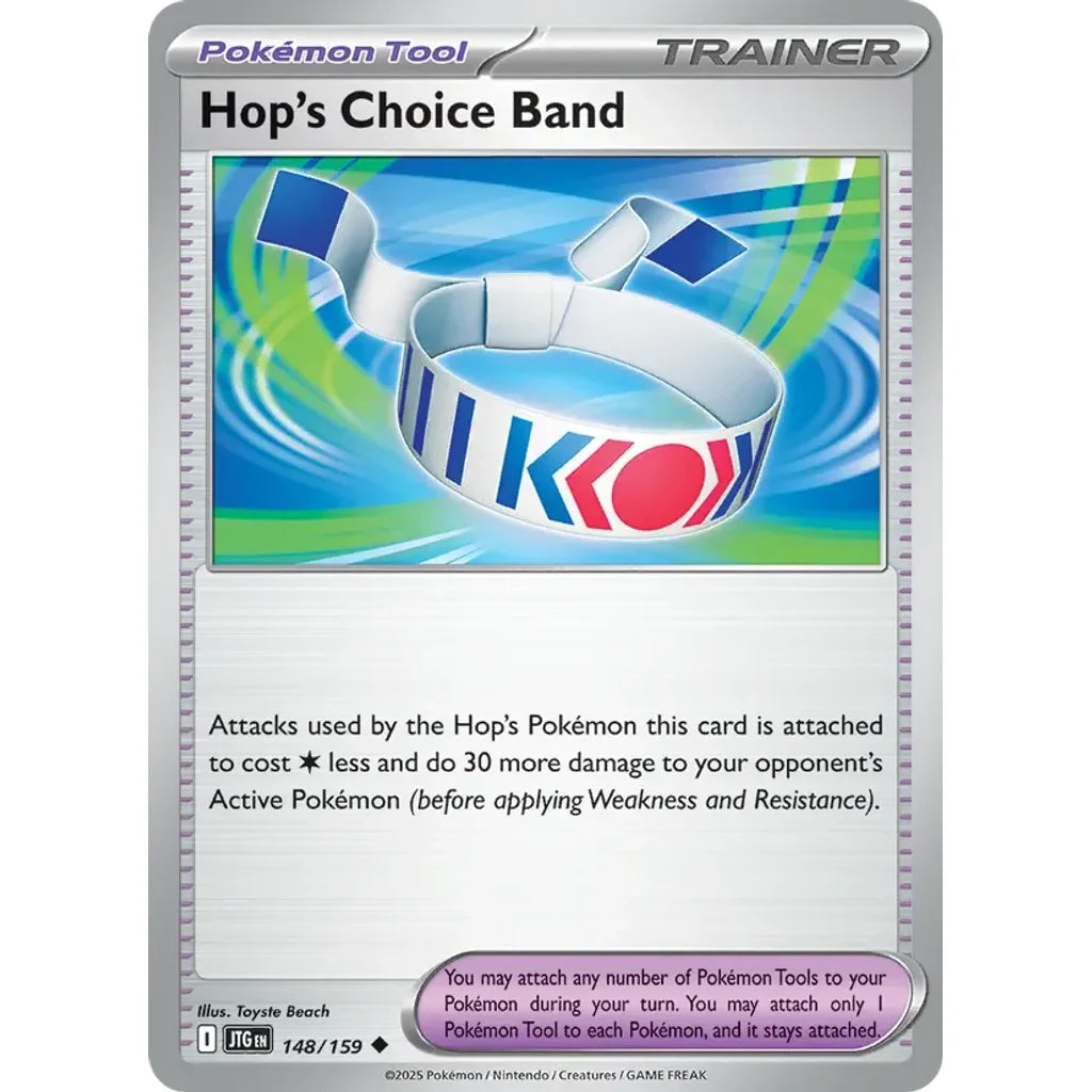 Hop's Choice Band 148/159 Uncommon Journey Together Pokemon Near Mint (NM) przód
