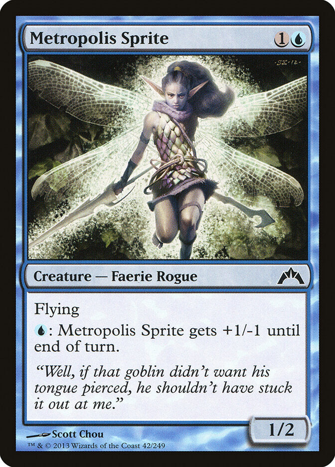 Metropolis Sprite 42 Common Gatecrash Magic: The Gathering Near Mint (NM) przód