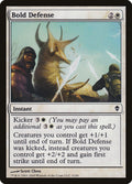 Bold Defense 3 Common Zendikar Magic: The Gathering Foil Lightly Played (LP) przód